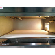 Електрична піч для піци GoodFood PO2 з двома камерами 4+4, шамотний камінь, температура до 350°C, таймер, 3 кВт, 20 см, професійна