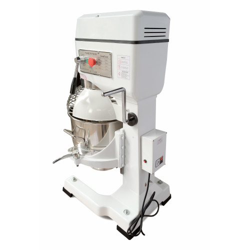 Планетарний міксер GoodFood PM40 (380 В, 40 л) — професійне обладнання для пекарень і кондитерських, 2 кВт, 3 швидкості, аксесуари в комплекті