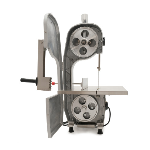 Професійна стрічкова пила для кісток і м'яса GoodFood SE1650AL, 1100 Вт, алюміній/нерж. сталь, товщина різу 4–180 мм