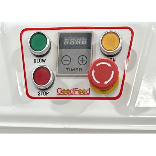 Тістоміс GoodFood SM30T2V380 — спіральний тістоміс 35 л, 2 швидкості, ланцюговий привід, для піци, хліба, випічки, 380 В, промислове виконання