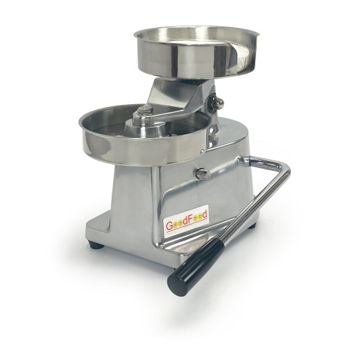 Ручний прес для гамбургерів GoodFood HF150 — професійний формувач котлет із нержавіючої сталі, діаметр 150 мм, з папером 400 аркушів