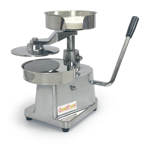 Ручний прес для гамбургерів GoodFood HF150 — професійний формувач котлет із нержавіючої сталі, діаметр 150 мм, з папером 400 аркушів