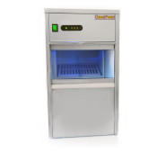 Льодогенератор GoodFood IM20F — продуктивність 20 кг/добу, нержавіючий корпус, підключення до водопроводу, для кафе та ресторанів