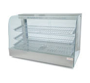 Вітрина теплова GoodFood WS300 STEEL із нержавіючої сталі — для зберігання та демонстрації гарячих страв, випічки і курей-гриль у кафе та торгових точках