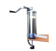 Шприц ковбасний вертикальний GoodFood SF3V, 3 л, нержавіюча сталь, ручний, з насадками 16/19/22 мм, кріплення до столу