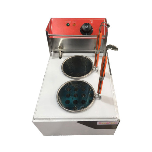 Макароноварка електрична GoodFood PM2, 2 кошики, 2,5 кВт, настільна, нержавіюча сталь — професійне обладнання для кафе та їдалень