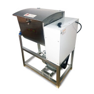 Фаршемешалка GoodFood SM25 — профессиональное оборудование для замеса фарша до 25 кг, корпус и лопасти из нержавеющей стали, функция реверса, 220 В