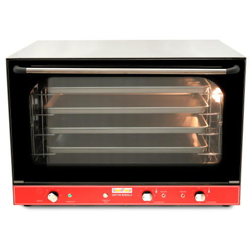 Пароконвекційна піч GoodFood GXFT193 ROSSELLA, 4 рівні, 600х400 мм, нерж. сталь, 6,2 кВт — професійне рішення для пекарень та кафе