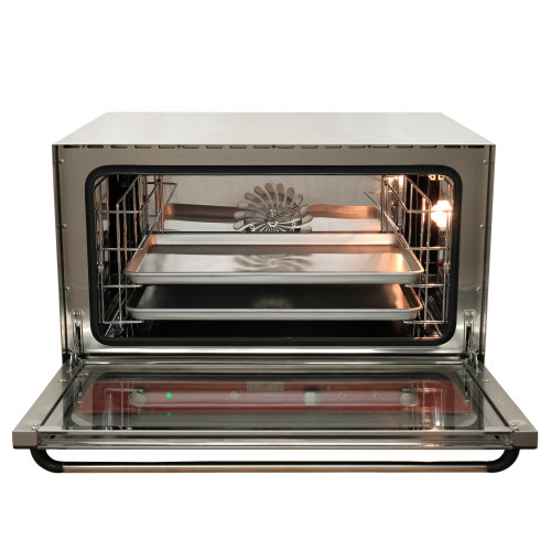 Пароконвекційна піч GoodFood GXFT193 ROSSELLA, 4 рівні, 600х400 мм, нерж. сталь, 6,2 кВт — професійне рішення для пекарень та кафе