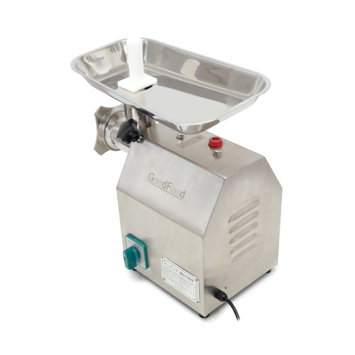М’ясорубка GoodFood MG12SS Reverse — професійна електрична м’ясорубка з нержавної сталі з реверсом, 150 кг/год, 750 Вт, для ресторанів та кафе