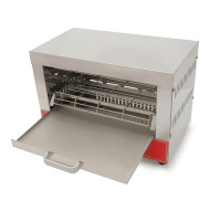 Електричний гриль-саламандра GoodFood GS300 — професійний настільний гриль для кафе, ресторанів та фастфуду, 2,4 кВт, нержавіюча сталь