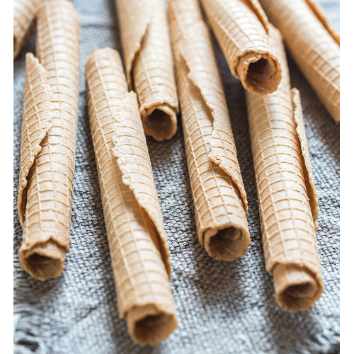 Вафельниця GoodFood WB256TS для плоских вафель, трубочок і конусів, професійна, 1,75 кВт, нерж. сталь, антипригарна, 256х256 мм