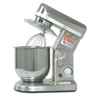 Машина збивальна GoodFood PM-B5S металік — професійний планетарний міксер 5 л для тіста, кремів і фаршу, корпус із нержавіючої сталі