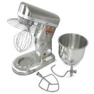 Машина збивальна GoodFood PM-B5S металік — професійний планетарний міксер 5 л для тіста, кремів і фаршу, корпус із нержавіючої сталі