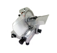 Слайсер GoodFood LUSSO GS250 — професійний напівавтомат для нарізання ковбаси, сиру та м’яса, ніж 250 мм, корпус алюмінієвий, заточка ножа