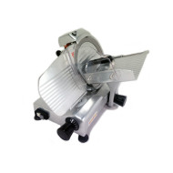 Слайсер GoodFood LUSSO GS250 — професійний напівавтомат для нарізання ковбаси, сиру та м’яса, ніж 250 мм, корпус алюмінієвий, заточка ножа