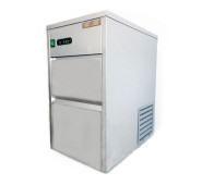 Льодогенератор GoodFood IM26F — продуктивний апарат для кафе, барів та ресторанів, 20 кг льоду на добу, корпус із нержавіючої сталі, підключення до водопроводу