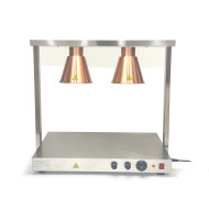 Апарат для підігріву готових страв GoodFood FW2 — настільний марміт із нержавіючої сталі з інфрачервоним підігрівом для ресторанів, кафе та їдалень