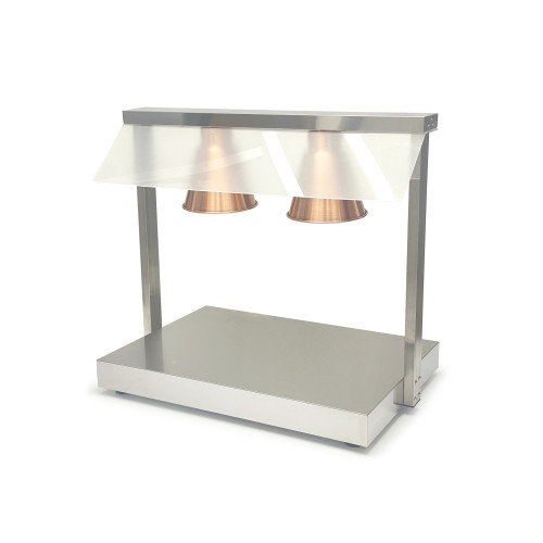 Апарат для підігріву готових страв GoodFood FW2 — настільний марміт із нержавіючої сталі з інфрачервоним підігрівом для ресторанів, кафе та їдалень