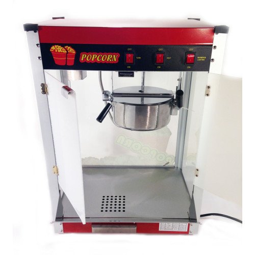 Апарат для попкорну GoodFood PCM10 — професійна машина для приготування повітряного попкорну, 1,4 кВт, 250 мл, компактний корпус, для бізнесу