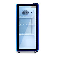Шафа холодильна для напоїв GoodFood BC170NBW2LEDBLUE чорна-біла