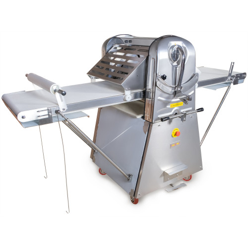 Тісторозкатувальна електрична машина GoodFood DS520C підлогова — професійна тісторозкатка для пекарень і кондитерських, ширина стрічки 520 мм, до 5 кг тіста