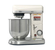Машина збивальна GoodFood PM-B10W, 10 л, біла — професійний планетарний міксер для тіста, крему та фаршу, 500 Вт, металевий корпус