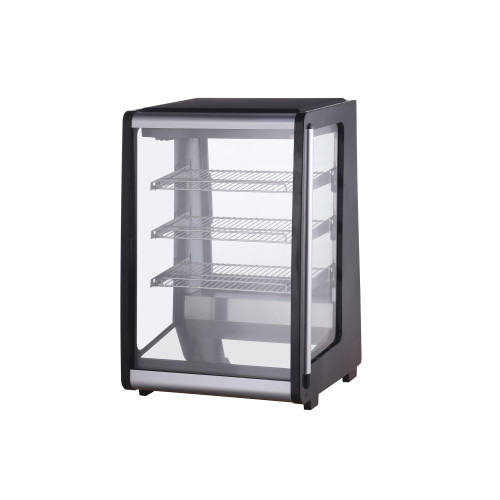 Холодильна вітрина GoodFood RTW129C — настільна кондитерська вітрина 129 л з LED-підсвіткою, цифровим керуванням та автоматичним розморожуванням