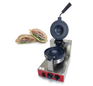 Контактний гриль для бургерів GoodFood WB1RHB — професійний електричний гриль для приготування ідеальних UFO-бургерів (100×60 мм) з антипригарним покриттям