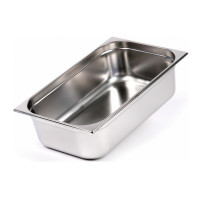 Гастроємність GoodFood GN 1/3 х 150 мм з нержавіючої сталі для холодильних вітрин та саладет, комплект з кришкою