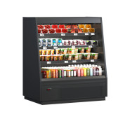 SlimSemi среднетемпературная витрина открытая 1500х1250х770 мм, динамическое охлаждение, встроенный агрегат, LED, окрашенная сталь