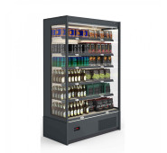 Холодильная горка CoolJet GL 2100х937х660 мм, динамическое охлаждение, LED, ночные шторы, RAL 7016, Украина, экспозиция 1,5 м²