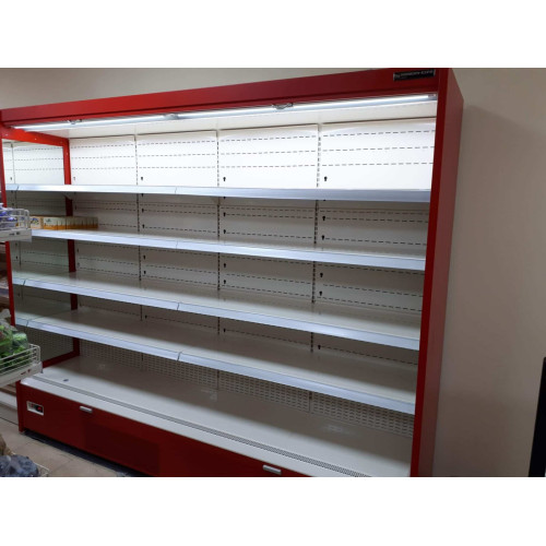 Холодильна вітрина CoolJet GL середньотемпературна 2100х1250х660 мм, динамічне охолодження, LED, RAL 7016, Україна