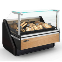 Нейтральна вітрина QuadroStream 937х1120х1150 мм, скло куб, викладка 900 мм, для магазинів і кафе, Danfoss R507/404