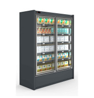 Низькотемпературна гірка CoolJet GL 1562, 2100х1562х660 мм, морозильна вітрина з LED, динамічне охолодження, Danfoss, RAL 7016