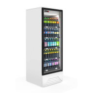 Шкаф холодильный Modern Expo COOL E MOTION S8 2130х750х800 мм, стеклянные двери, +1...+9°C, 405 бутылок, чёрный, динамическое охлаждение