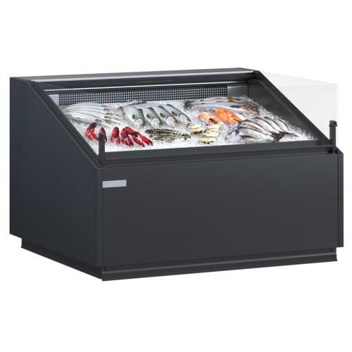 Холодильна вітрина Quadros Fish 1250х1100х850 мм, Modern Expo, виносний агрегат