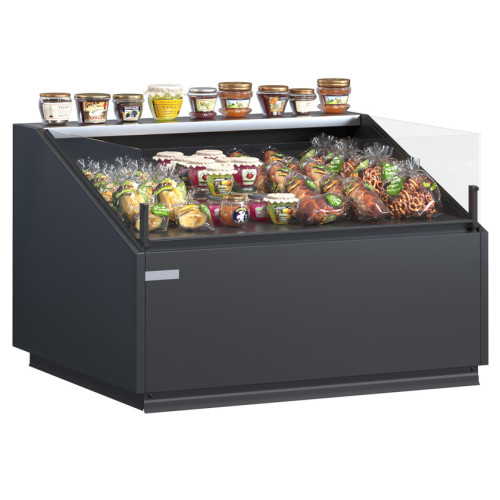 Холодильна вітрина Quadros 850х1250х1100 мм, Modern Expo, гастрономічна, середньотемпературна, виносний агрегат