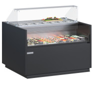 Холодильна вітрина Quadros 1130х1250х1100 мм, Modern Expo, гастрономічна, середньотемпературна, виносний агрегат