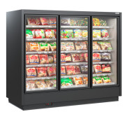 Морозильний регал Modern Expo Cooles Freeze 2075х1562х1000 мм, метал, виносний агрегат, розпашні двері, Danfoss, температура -15/-18°C