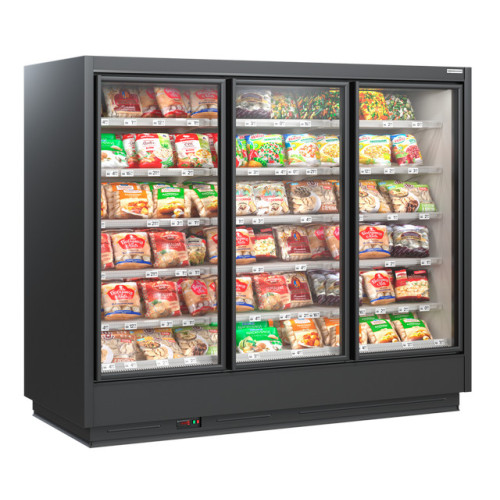 Морозильный регал Cooles Freeze Modern Expo 2075х3124х1000 мм, 16 полок, выносной агрегат, распашные двери, металл, Украина, -15/-18°C