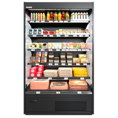 Холодильна гірка Регал Cooles SlimDeck 2100х1562х660 мм, Modern Expo, виносний агрегат, вітрина для магазину