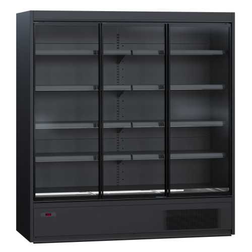 Холодильна гірка Регал Cooles SlimDeck Pro-B  2100х1875х770 мм, Modern Expo, розпашні двері, вбудований агрегат