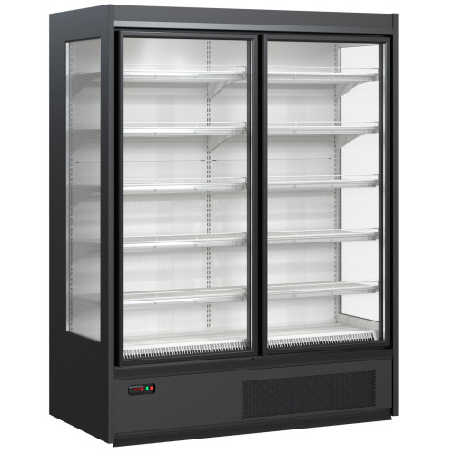 Морозильный регал Cooles SlimFreeze  2100х1562х660 мм, Modern Expo, морозильная горка, встроенный агрегат, распашные двери