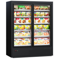 Морозильный регал Cooles SlimFreeze  2100х1562х660 мм, Modern Expo, морозильная горка, встроенный агрегат, распашные двери