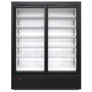 Морозильный регал Cooles SlimFreeze  2100х1562х660 мм, Modern Expo, морозильная горка, встроенный агрегат, распашные двери