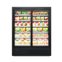 Морозильний регал Cooles SlimFreeze PRO 2100х1562х770 мм, Modern Expo, морозильна гірка, вбудований агрегат, розпашні двері