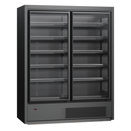 Морозильный регал Cooles SlimFreeze PRO 2100х1562х770 мм, Modern Expo, морозильная горка, встроенный агрегат, распашные двери