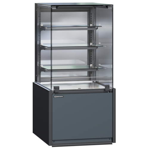Кондитерська вітрина Quadros Slim Confi 1400х625х800 мм, Modern Expo, для кав'ярні та кондитерської, вбудований агрегат