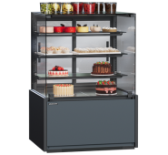 Кондитерська вітрина Quadros Slim Confi 1400х937х800 мм, Modern Expo, для кав'ярні та кондитерської, вбудований агрегат